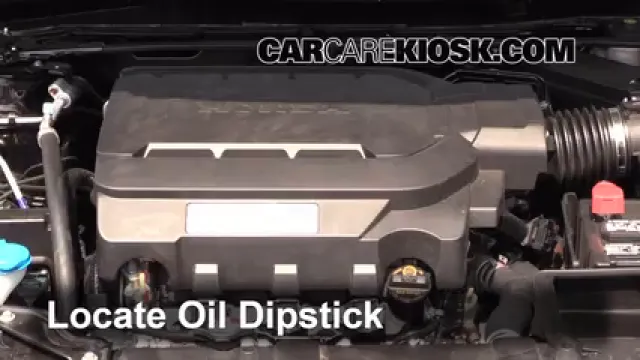 2014 Honda Accord EX-L 3.5L V6 Sedan Oil Check Oil Level